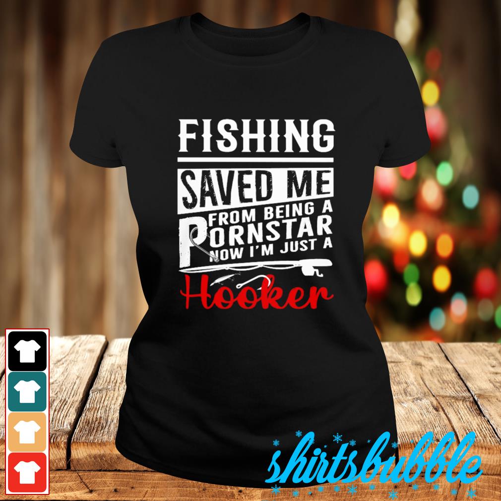 Fishing Saved Me Pornstar Hooker Women's Plus Size T-Shirt