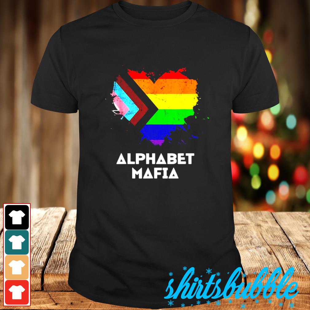 Alphabet Mafia Lgbtq Heart Shirt Shirts Bubble
