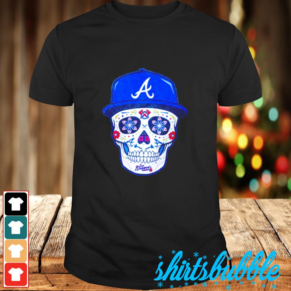Chris Martin Atlanta Braves Sugar Skull shirt - Shirts Bubble