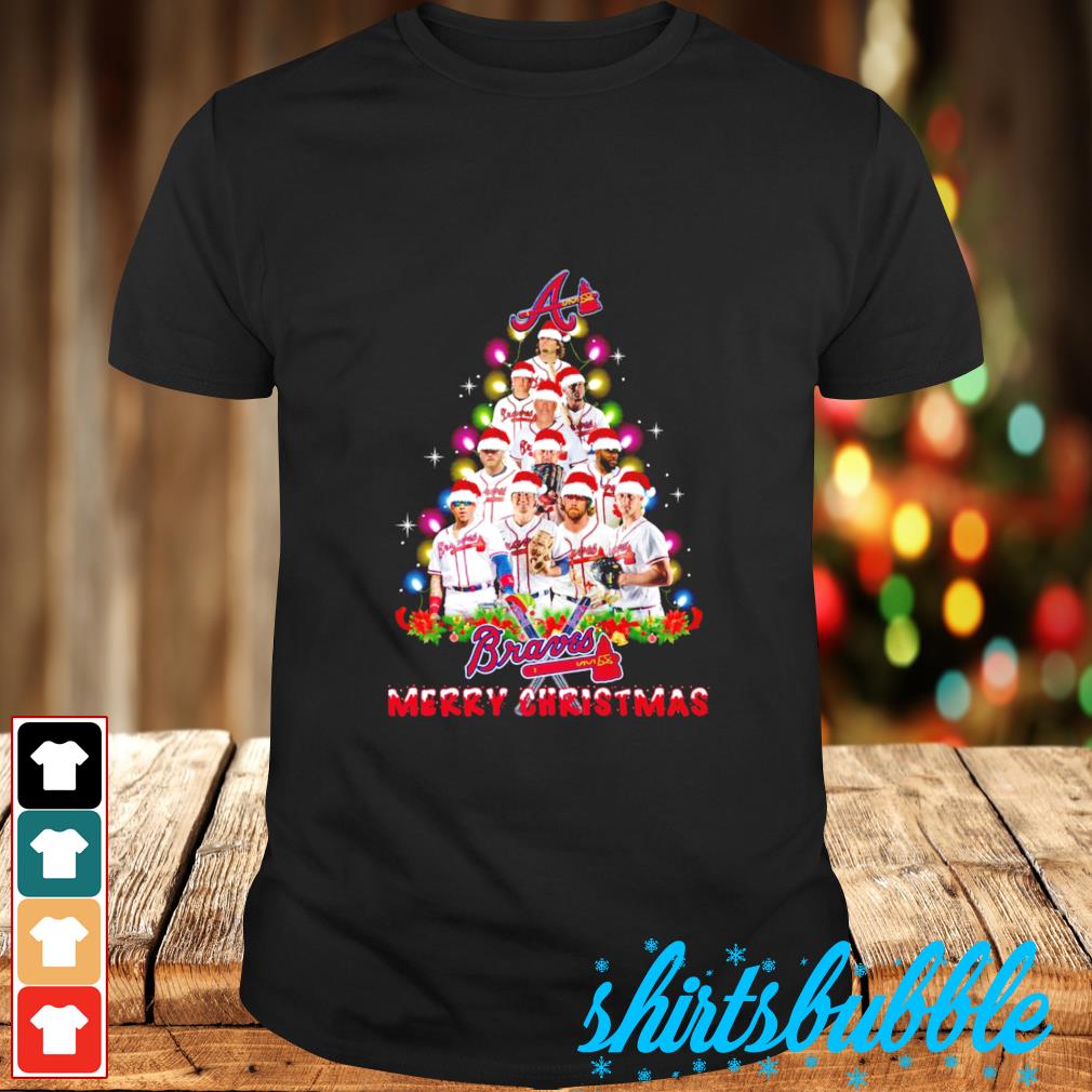 Atlanta Braves Christmas Tree Merry Christmas Shirt, hoodie