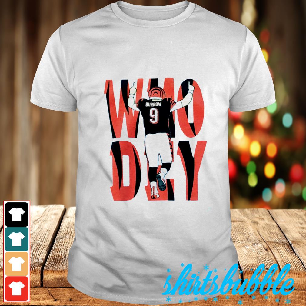 Joe Burrow Cincinnati Bengals My Favorite Day Is Who Dey Shirt