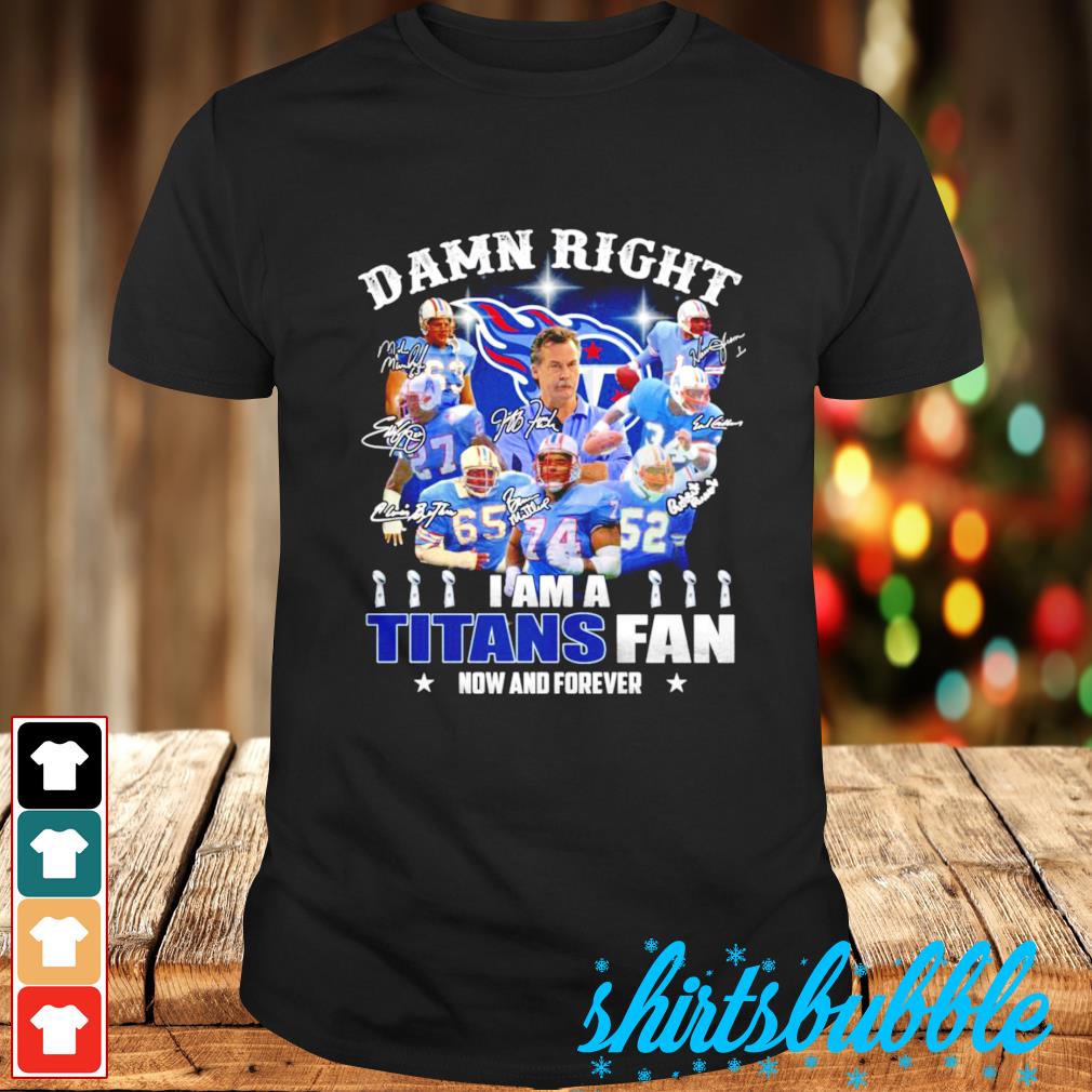 I Am A Tennessee Titans Fan Forever Signature Unisex T-shirt