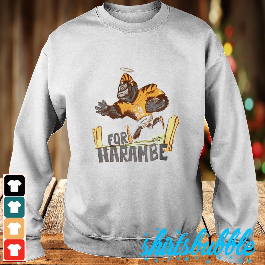 For harambe cincinnati bengals win the super bowl for harambe shirt,  hoodie, sweater, long sleeve and tank top