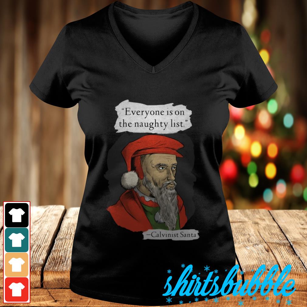 calvinist santa shirt