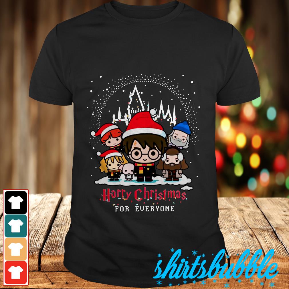 de sneeuw strategie gelijktijdig Harry Potter character chibi Harry Christmas for everyone Christmas shirt