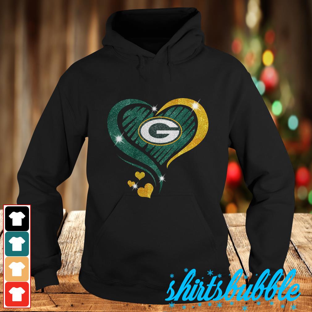 Heart Green Bay Packers let's go Packers shirt, hoodie, sweater