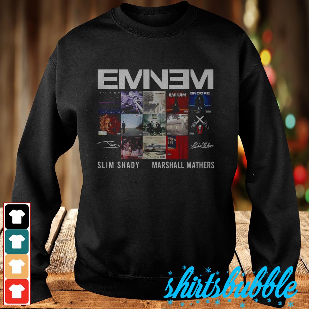 Eminem Marshall Mathers Slim Shady -Black Hoodie Size Medium - Distressed