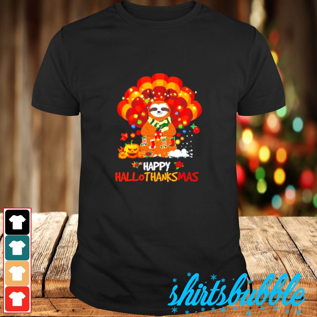 happy hallothanksmas shirts