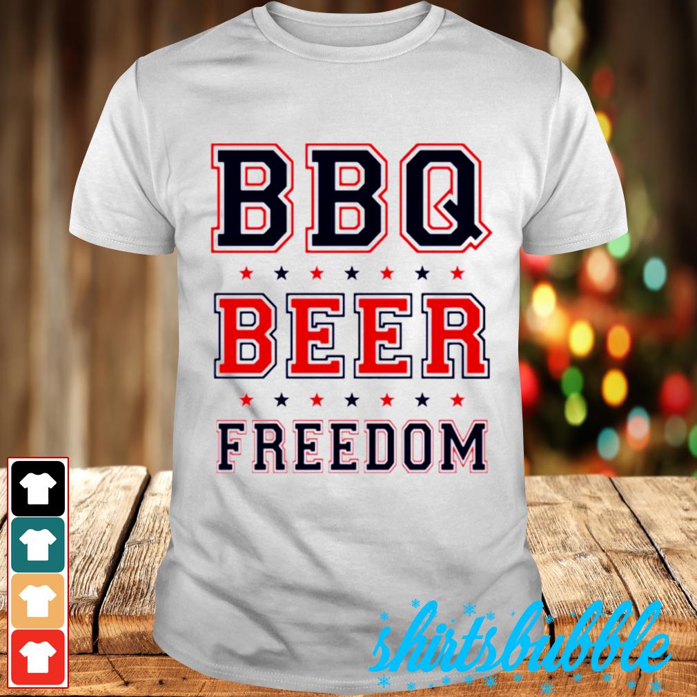 bbq beer freedom t shirt