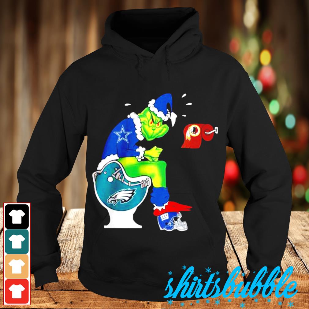 Dallas Cowboys Grinch Shitting On Toilet Philadelphia Eagles And Other  Teams Christmas Sweatshirt, hoodie, sweater, long sleeve and tank top