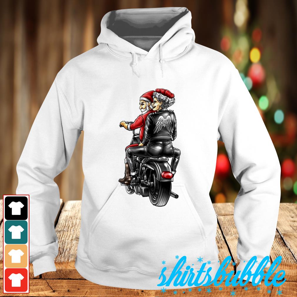 motorcycle christmas shirt