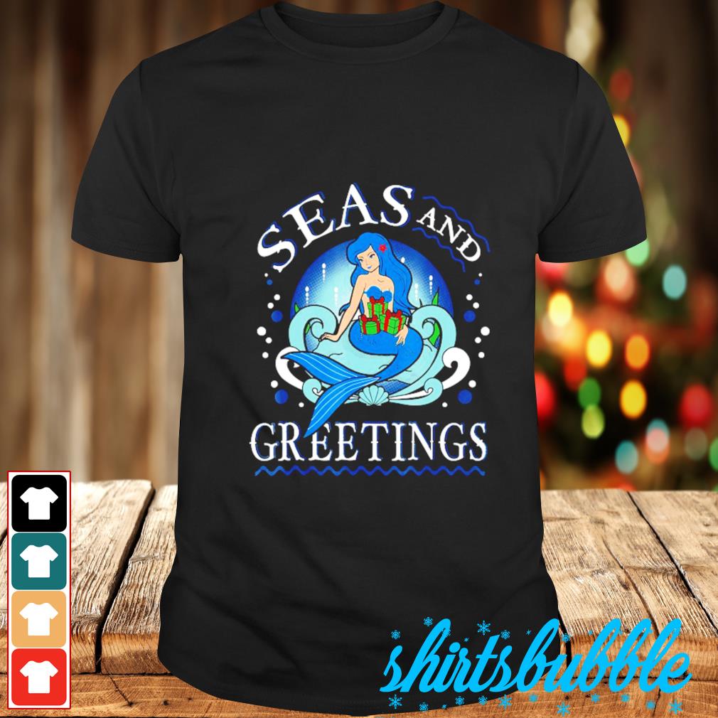 mermaid christmas shirt