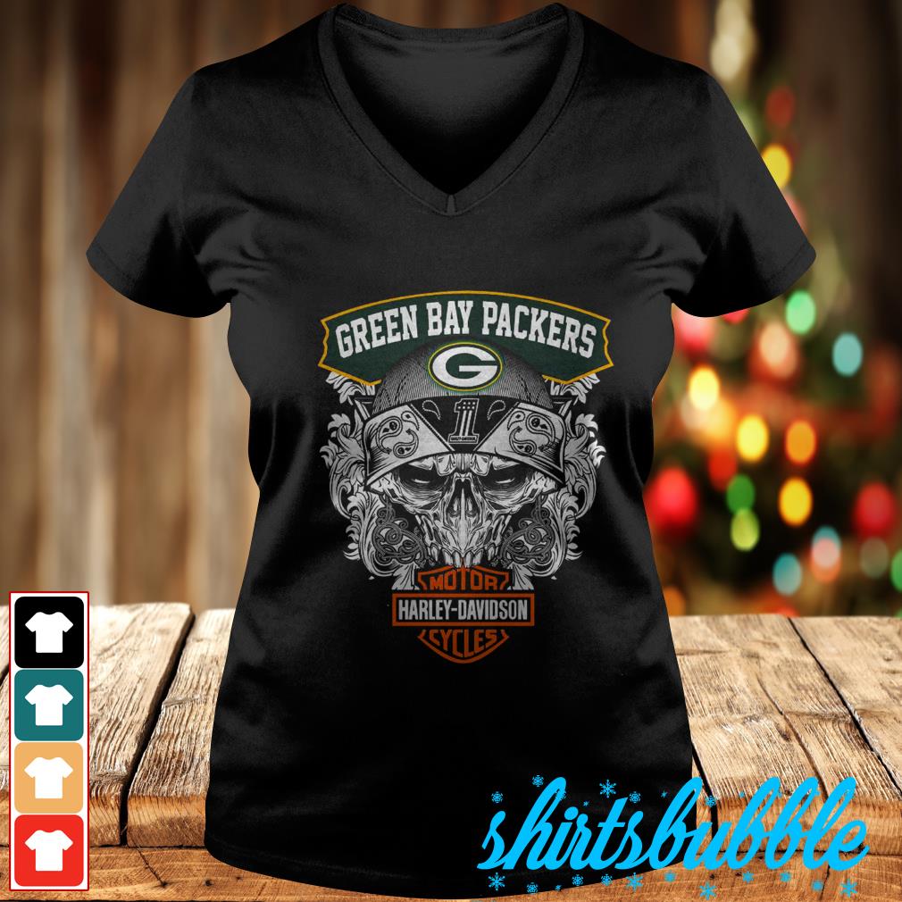 green bay packers harley davidson shirt